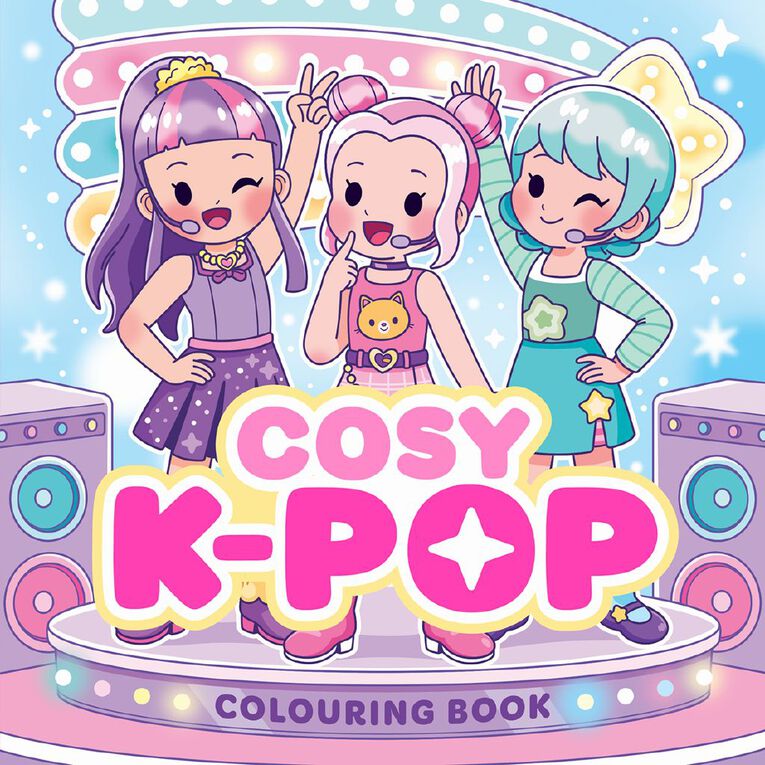 Cosy K-Pop Colouring Book, , hi-res