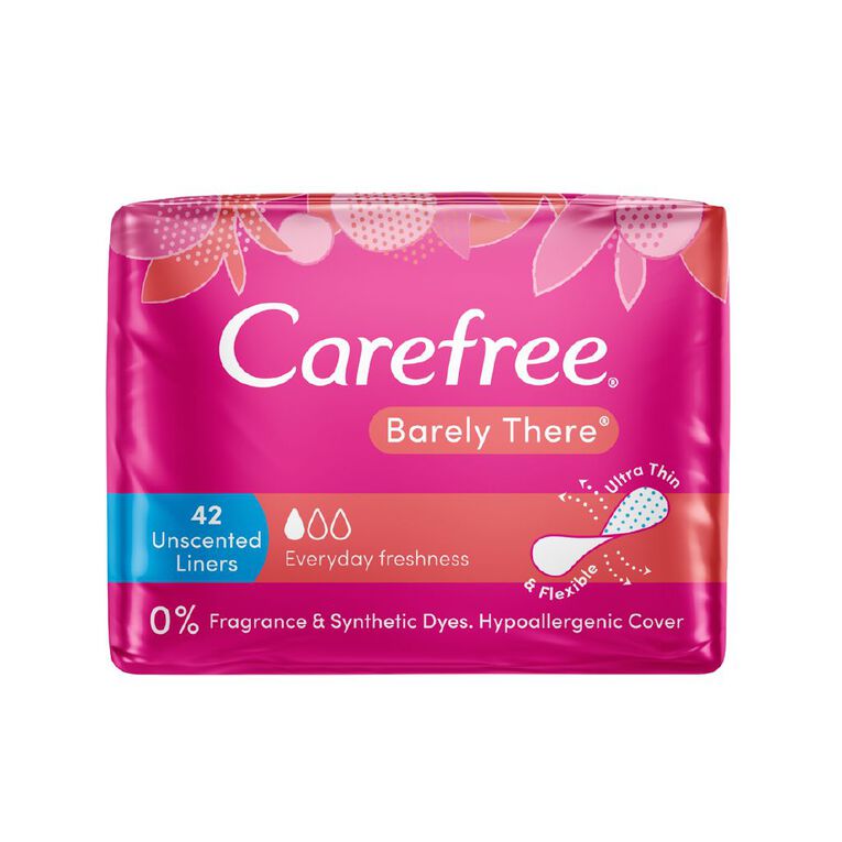Carefree Barely There Liners 42 Pack, , hi-res