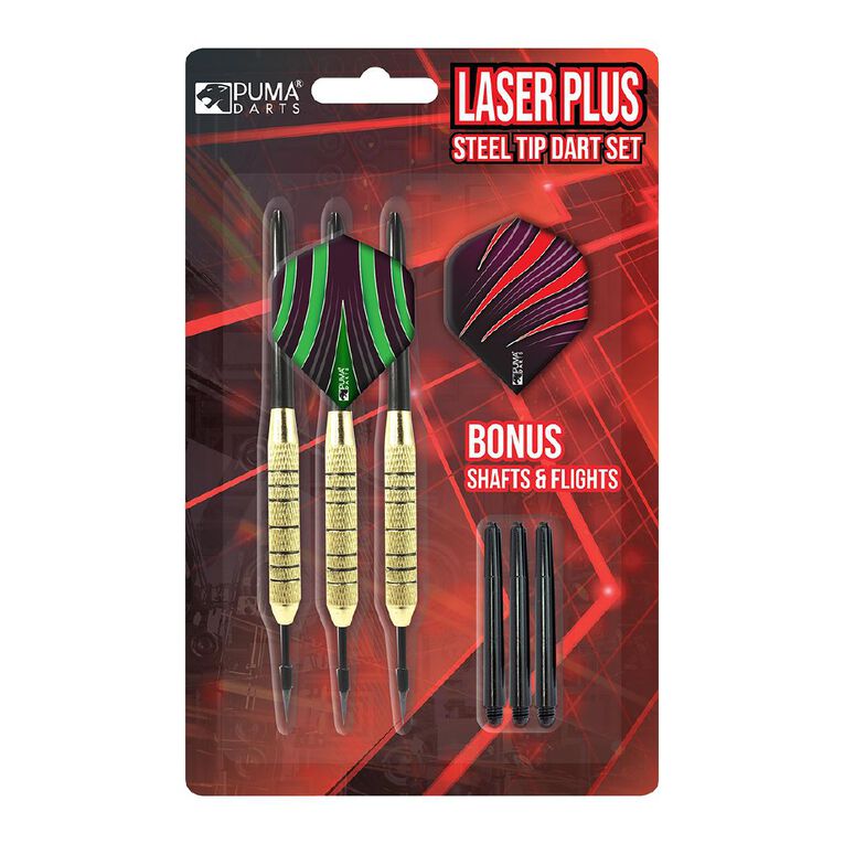 Puma Darts Laser Dart Set Colours Assorted, , hi-res