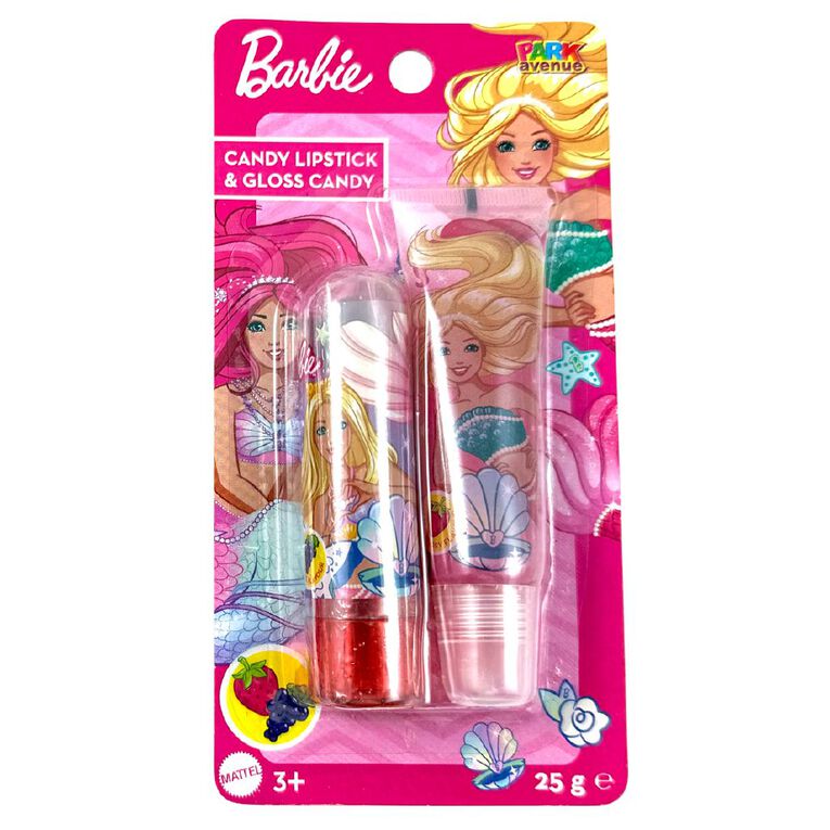 Barbie Candy Lipstick And Gloss 25gm, , hi-res