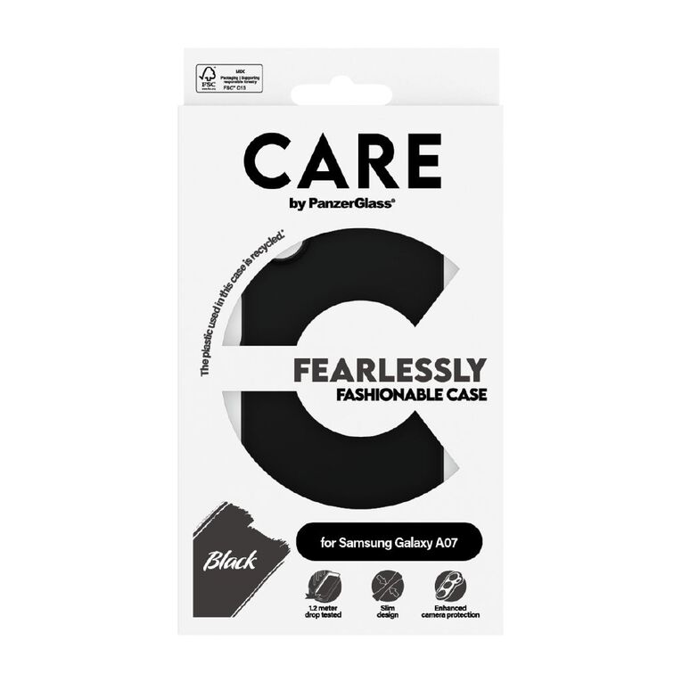 PanzerGlass SAFE by Panzer Case For Samsung Galaxy A07 Black, , hi-res