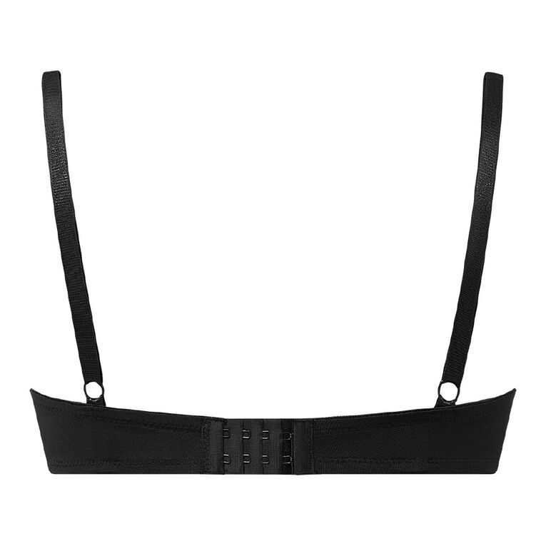 H&H Women's Basic T-Shirt Bra, Black, hi-res