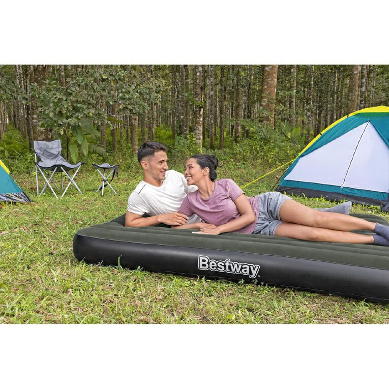 Bestway Airbed With Rechargable Pump Queen, , hi-res