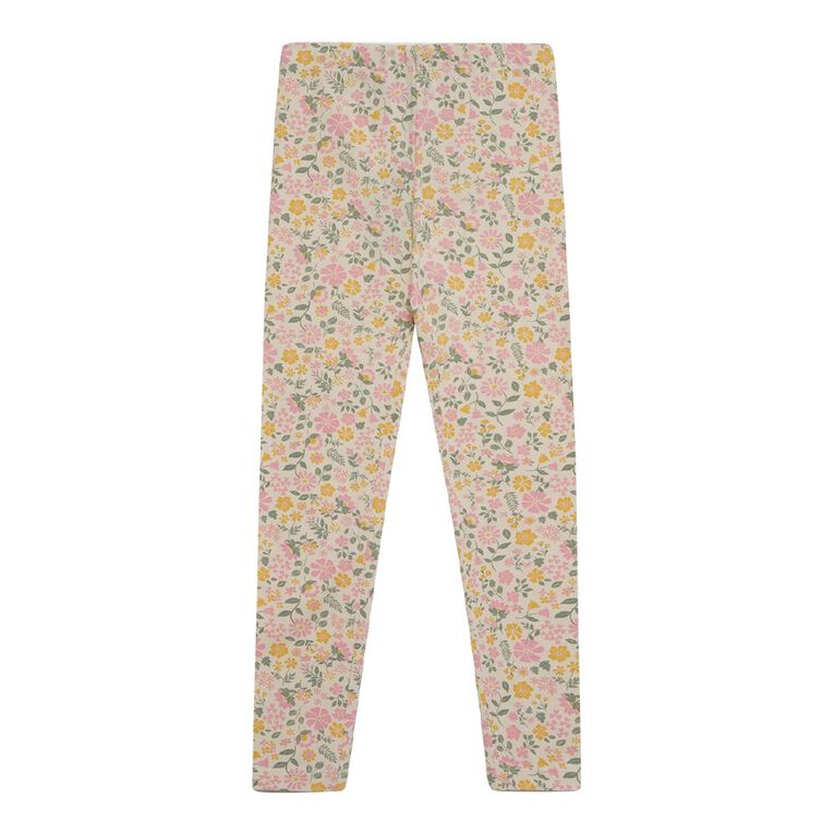 Young Original All Over Print Leggings, White BOHOFLORAL, hi-res