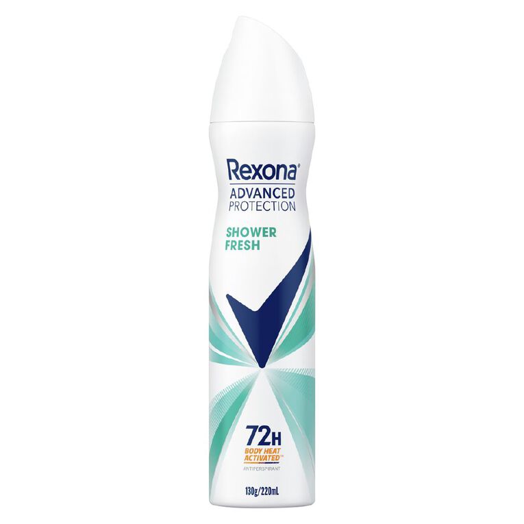Rexona Woman Shower Fresh Antiperspirant Adv Deodorant 220ml, , hi-res