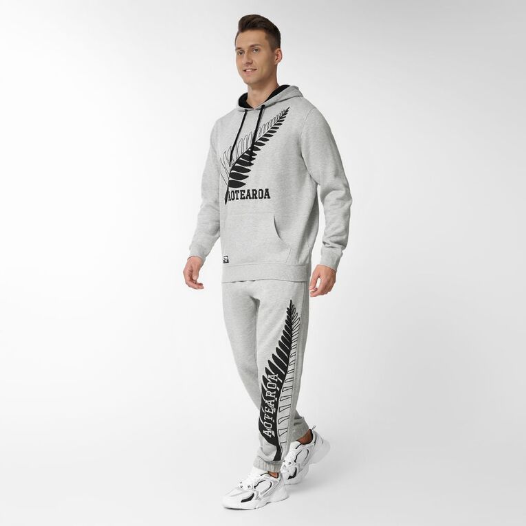 Active Intent Supporter Fleece Hoody, Grey Marle, hi-res