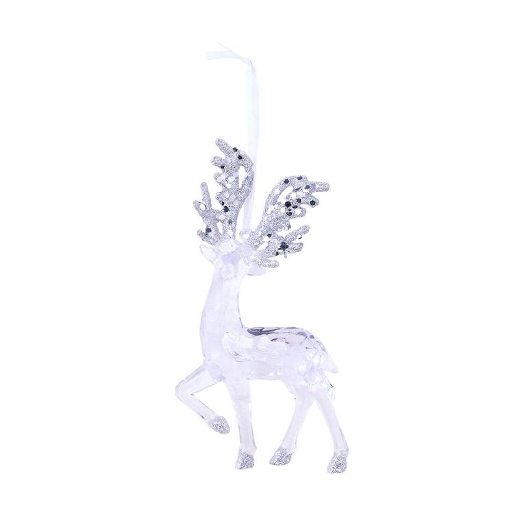 Wonderland Reindeer Christmas Tree Decoration Assorted, , hi-res