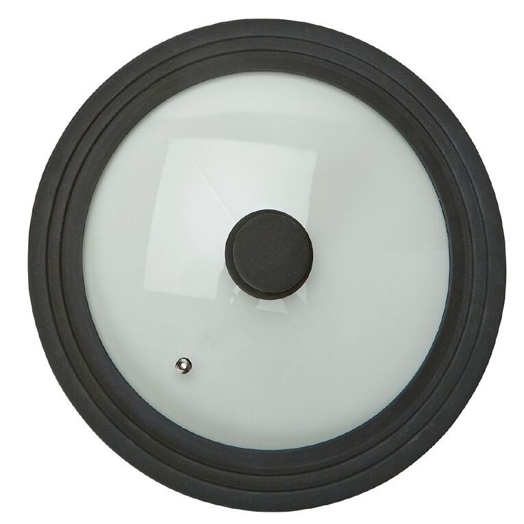 Living & Co Universal Frypan Lid Black, , hi-res