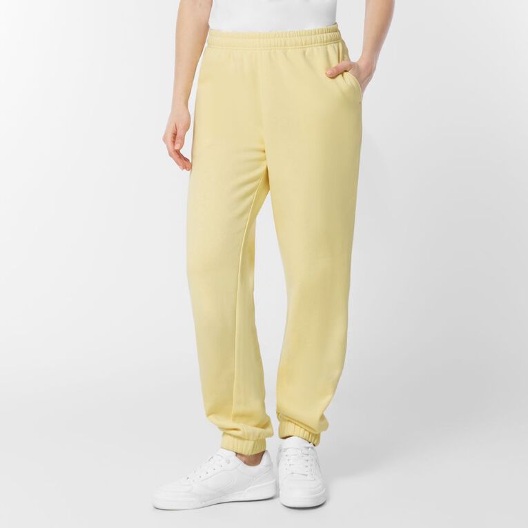 H&H Women's Essential Trackpants, Yellow Light, hi-res