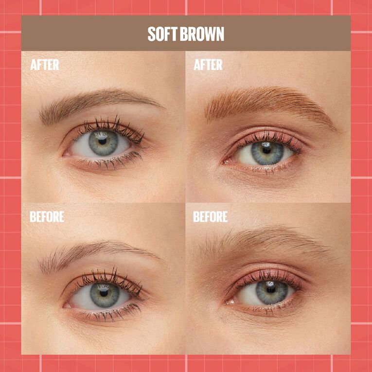 Maybelline Build a Brow 255 Soft Brown, , hi-res