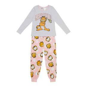 Garfield Girls' Top and Pant Pyjama Set