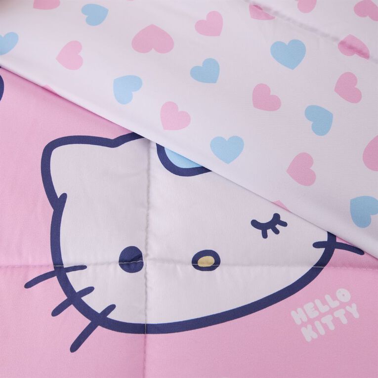 Hello Kitty Comforter Set 2 Piece Single, , hi-res
