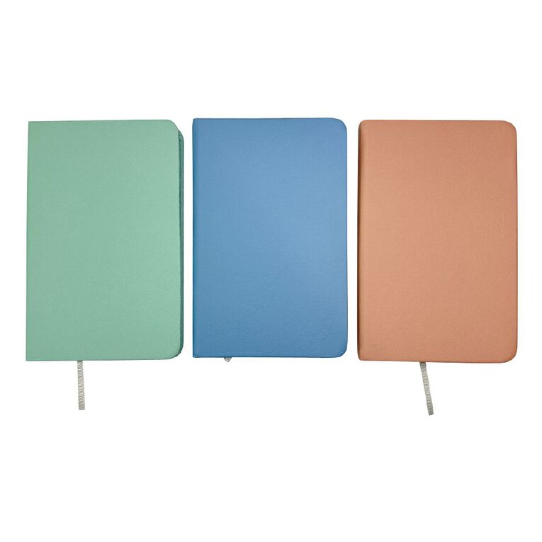 Uniti Stationery Elegant Simplicity Notebooks A6 3 Pack, , hi-res