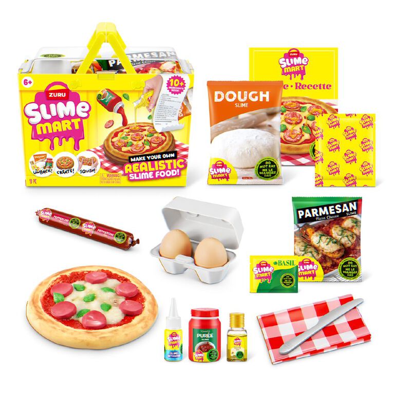 Zuru Slime Mart Small Shopping Basket Series 1Pizza, , hi-res