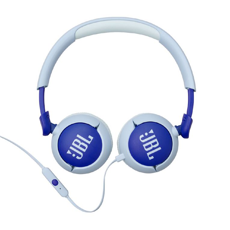 JBL Junior 320 Wired On-Ear Kids Headphones Blue, , hi-res