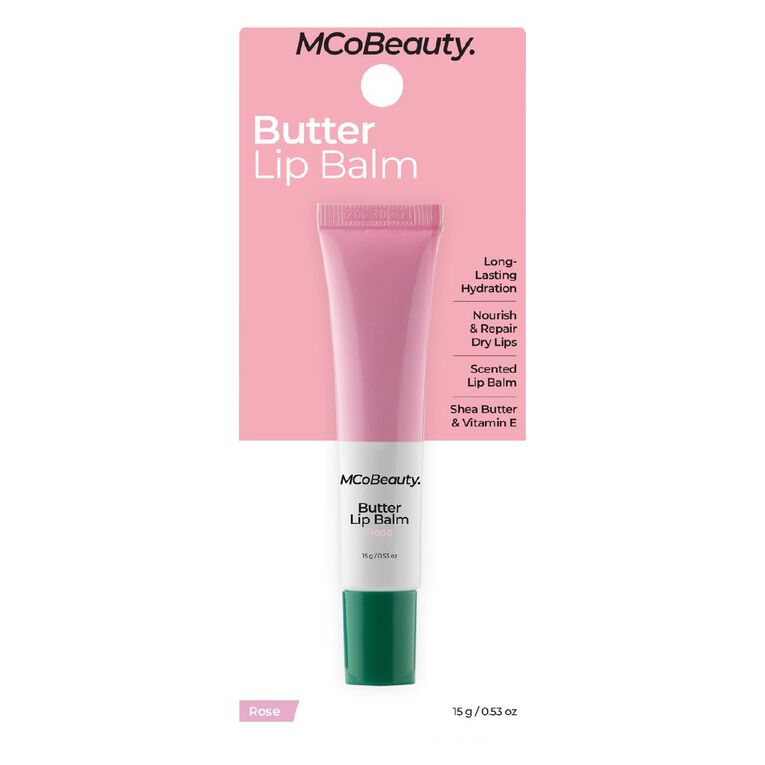 MCoBeauty Butter Lip Balm Rose, , hi-res