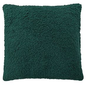 Living & Co Sherpa Cushion Green Dark 45cm x 45cm