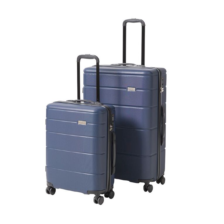 Living & Co 50cm Hard Carry On Suitcase Navy, , hi-res