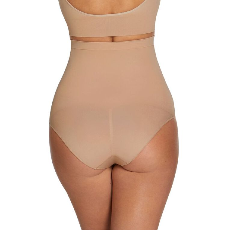 Clio Women's Firm Support Shaping Bikini Brief, Natural, hi-res