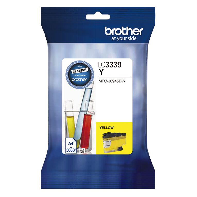 Brother Ink LC3339XLY Yellow (5000 Pages), , hi-res