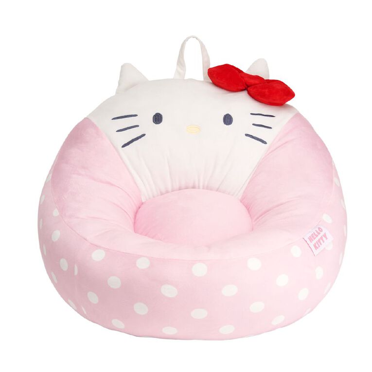 Hello Kitty Bean Bag Chair Pink One Size, , hi-res