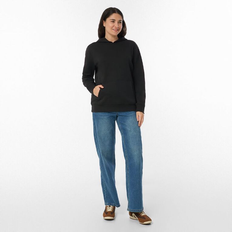 H&H Women's Essential Pullover Hoodie, Black, hi-res