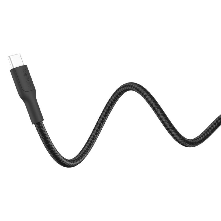 Belkin BoostCharge Pro USB-C Braided Cable Lightning Connector 2m Black, , hi-res