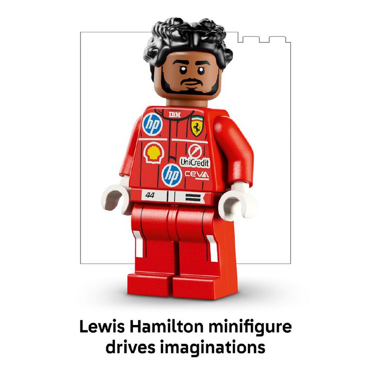 LEGO Editions Formula 1 Scuderia Ferrari HP Lewis Hamilton Helmet 43022, , hi-res