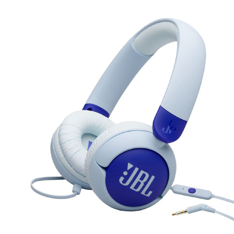 JBL Junior 320 Wired On-Ear Kids Headphones Blue, , hi-res