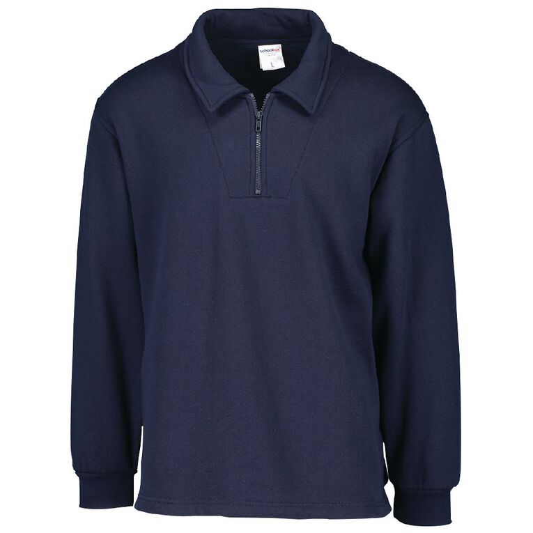 Schooltex Kids' Zip Fleece Tunic, Navy, hi-res