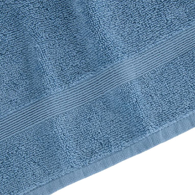 Living & Co Plush Plain Hand Towel Blue, , hi-res
