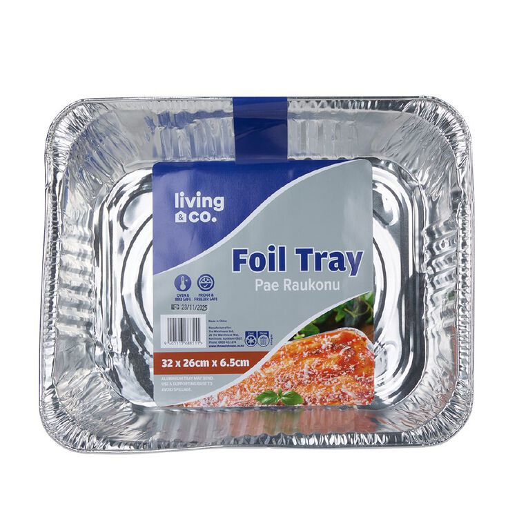 Living & Co Foil Tray 32 x 26cm, , hi-res