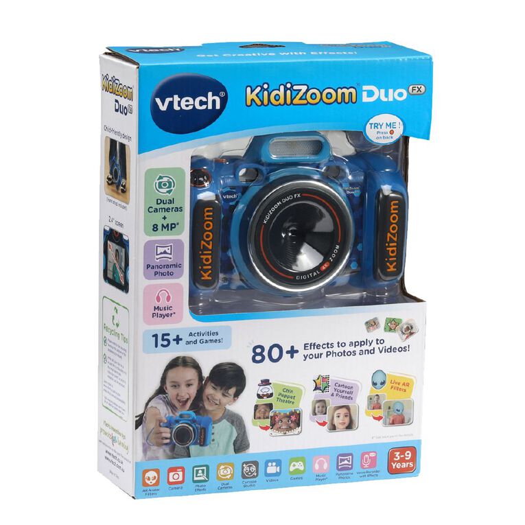 Vtech Kidizoom Duo 5.0 Camera Blue, , hi-res