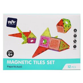 Play Studio Magnetic Tiles 12 Piece Set