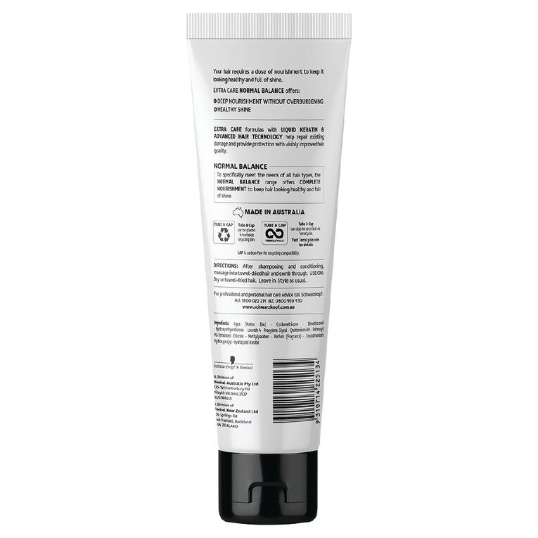 Schwarzkopf Extra Care Normal Balance Leave In Treatment 150ml, , hi-res