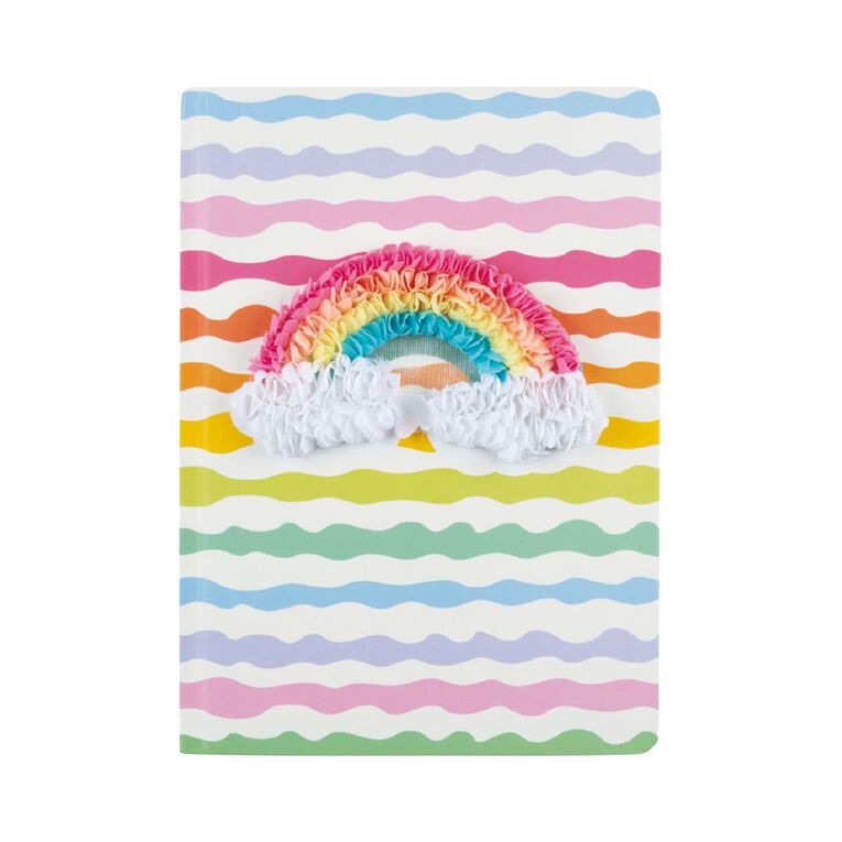 Uniti Kids Rainbow Strip Notebook, , hi-res