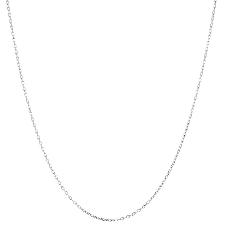 Sterling Silver Cable Chain Necklace 45cm Silver The Warehouse