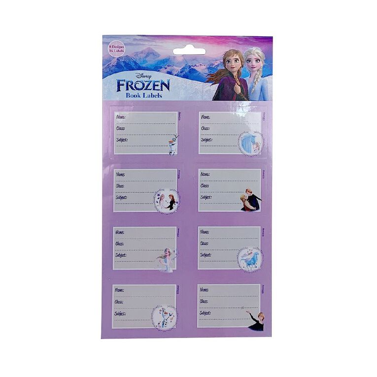 Frozen Book Labels 45cm x 1m, , hi-res