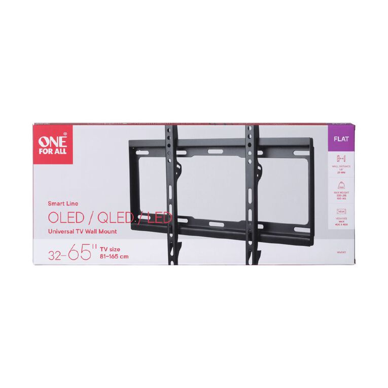 One for All Wall Mount 3265 inch Flat 100kg WM2411 The Warehouse