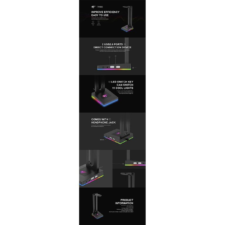 Gamenote Holder TH630 Headset, , hi-res