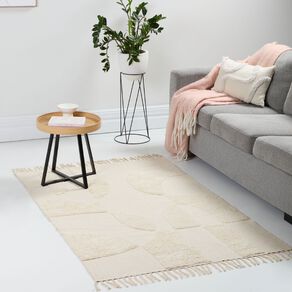 Living & Co Cotton Tufted Rug Geo 120cm x 180cm
