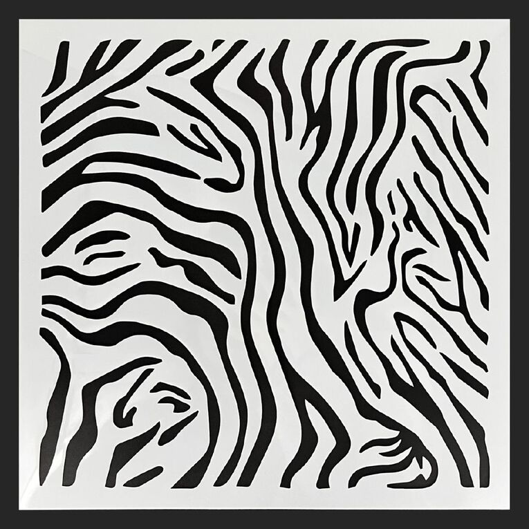 Uniti Stencils Animal Print 4 Set 12 inch, , hi-res