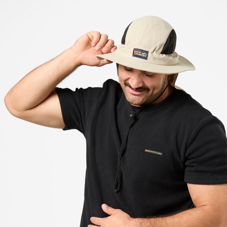 Back Country Men's Panel Legionnaire Hat, Tan, hi-res