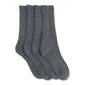 Active Intent Men's Sports Crew Socks 4 Pack