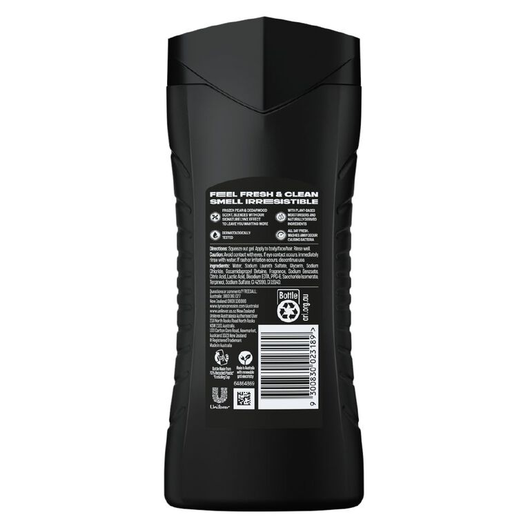 Lynx Black Body Wash 400ml, , hi-res