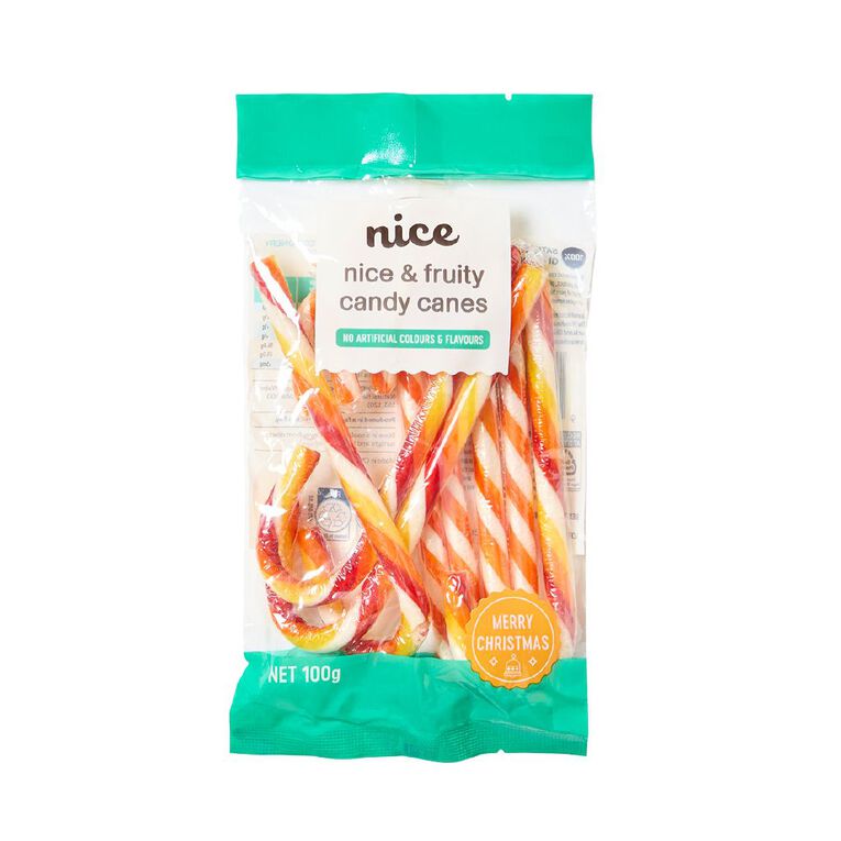 Nice Fruit Candy Cane 100g, , hi-res