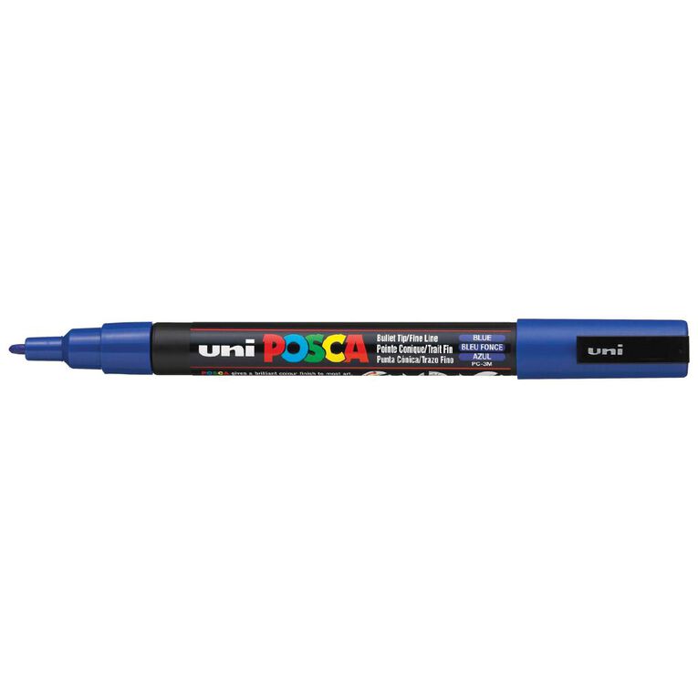 Uni Posca Marker 0.9-1.3mm Fine Black, , hi-res