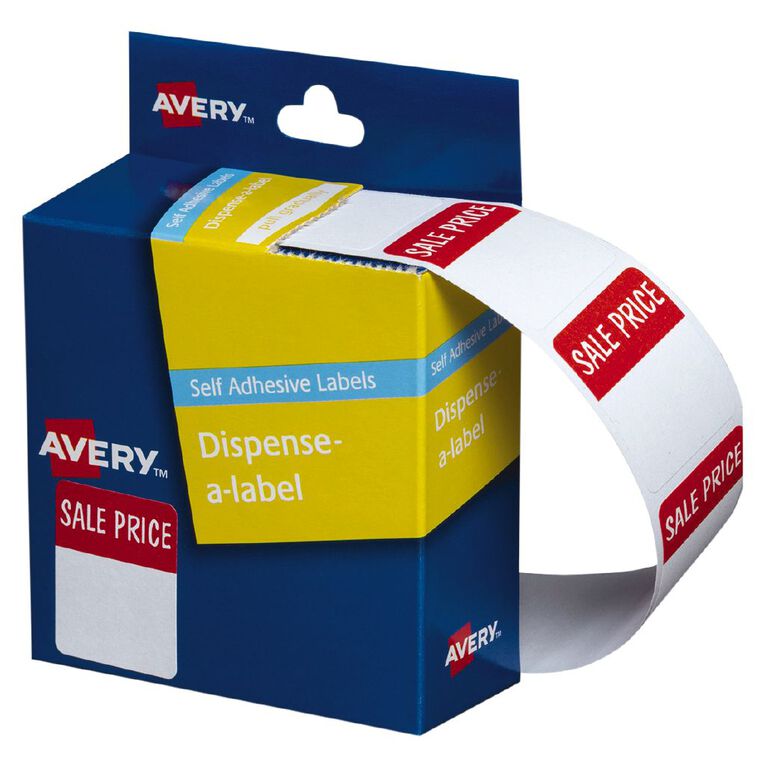 Avery Sale Price Dispenser Labels 30x24mm 400 Labels, , hi-res
