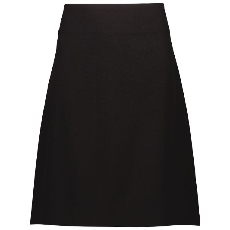 Schooltex Whangarei Girls' High Skirt with Embroidery, Black, hi-res