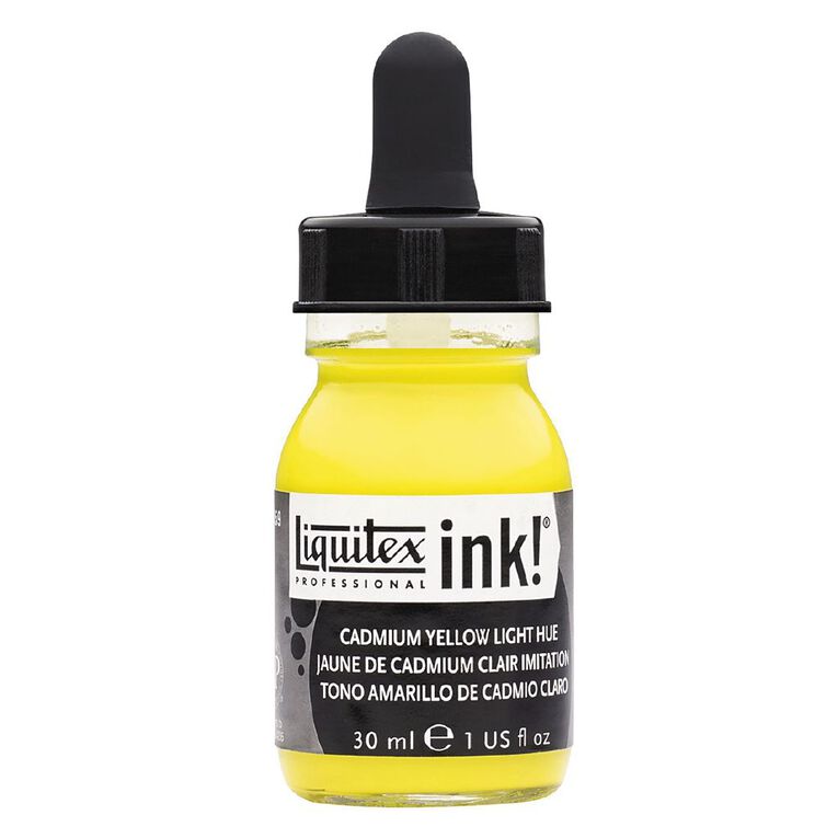 Liquitex Ink 30ml Cadmium Yellow Light Hue, , hi-res
